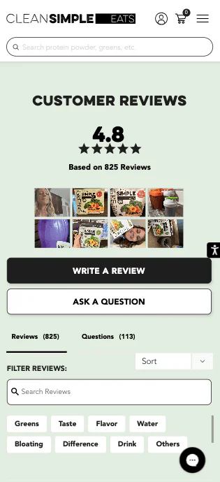 code ghost design clean simple eats