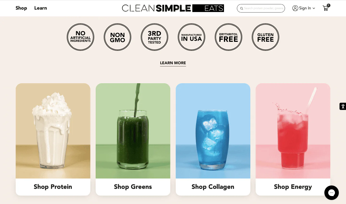 codeghost design clean simple eats