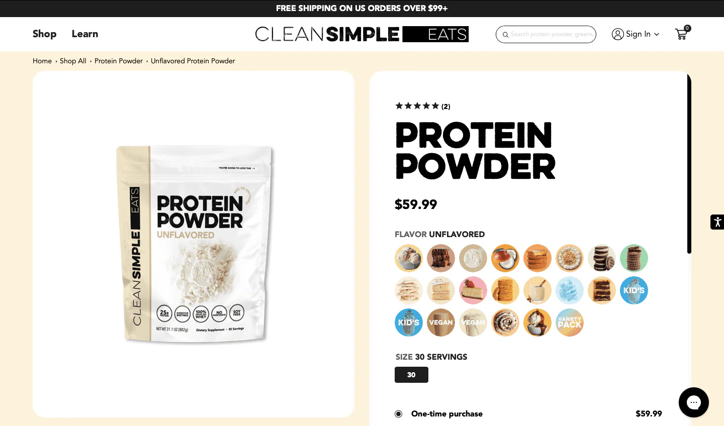 codeghost design clean simple eats 3