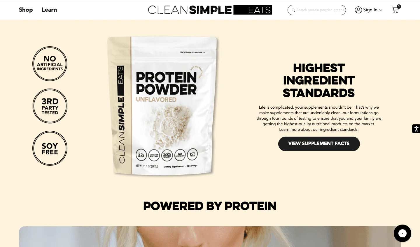 code ghost design clean simple eats