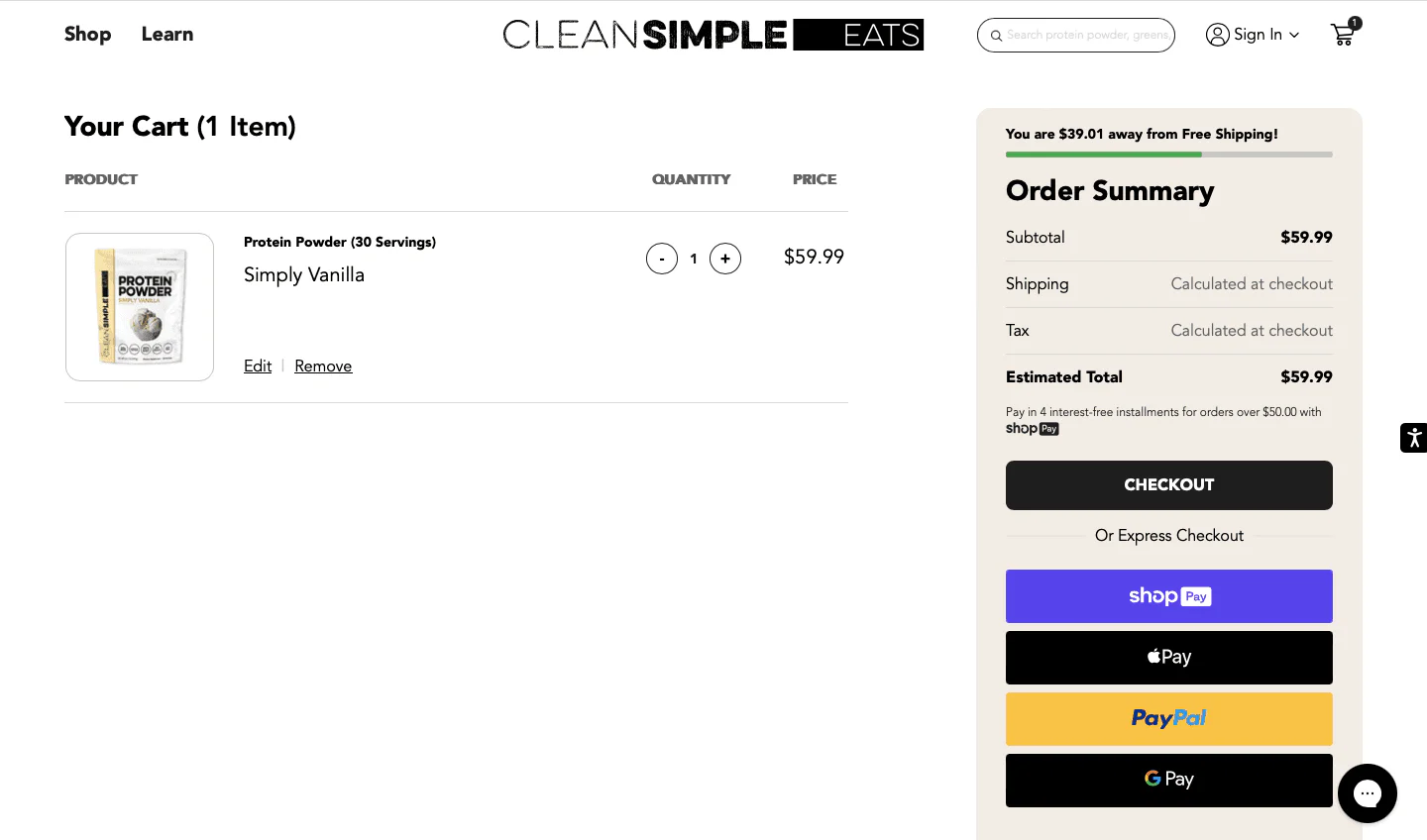 code ghost design clean simple eats